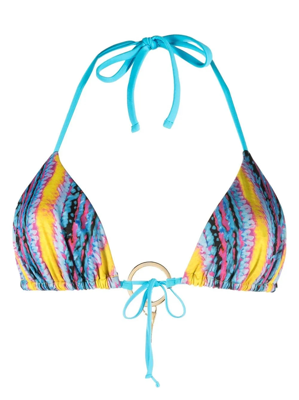 Logo-Charm Bikini Top