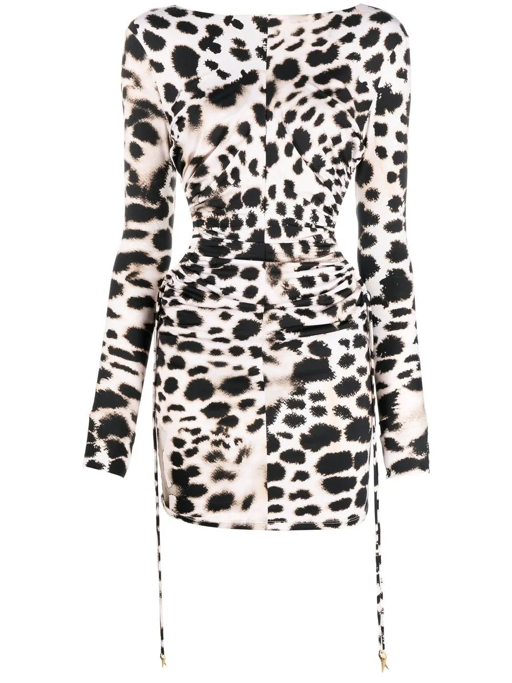 Leopard Print Cut-Out Minidress