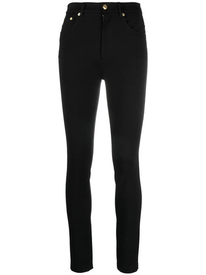 High-Rise Skinny Trousers