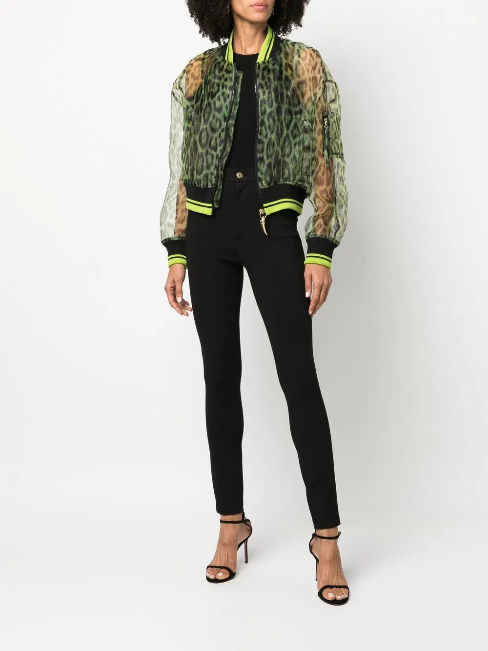 High-Rise Skinny Trousers