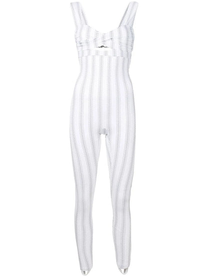Twist-Detail Sleeveless Jumpsuit