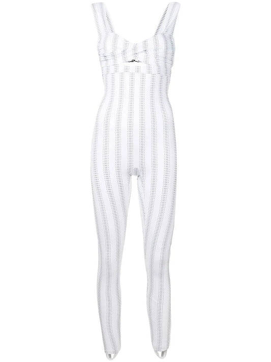 Twist-Detail Sleeveless Jumpsuit