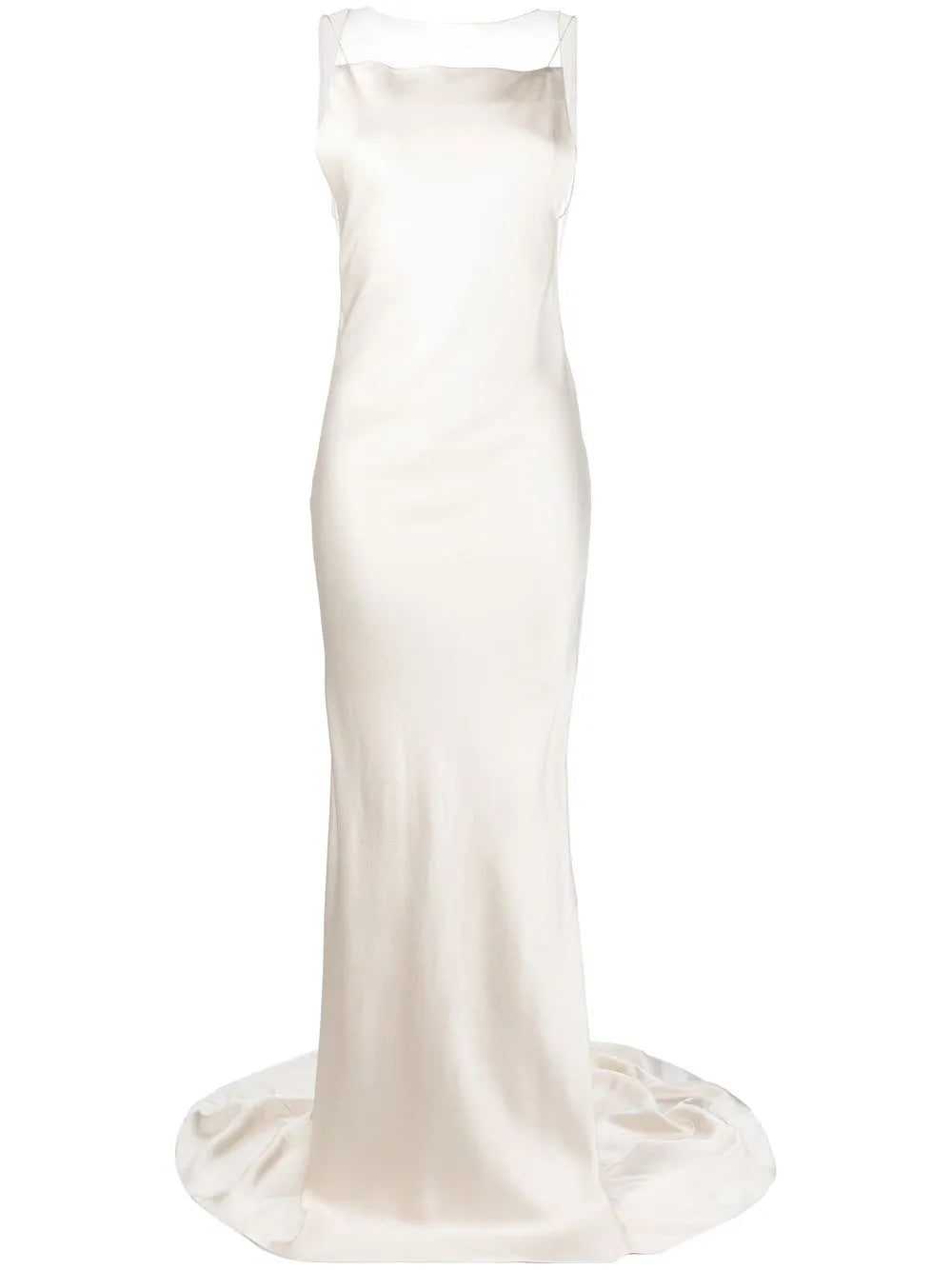 Satin Fishtail Gown