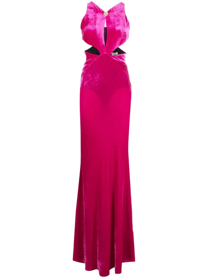 Velvet Cut-Out Dress