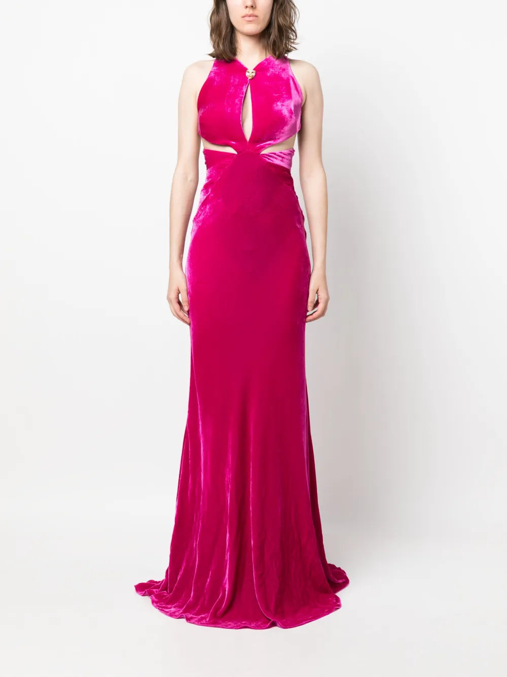 Velvet Cut-Out Dress