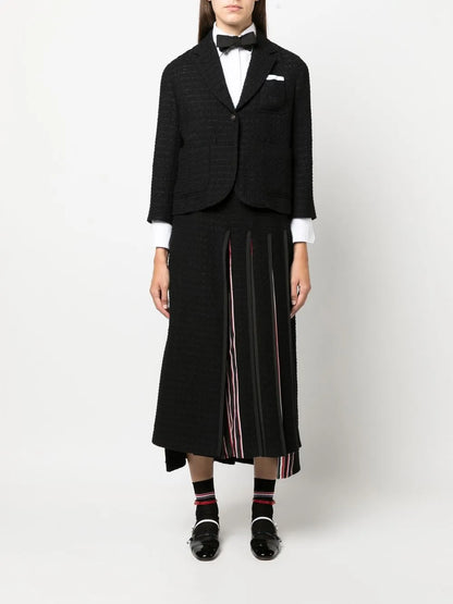 Cropped Sack Sport Tweed Jacket