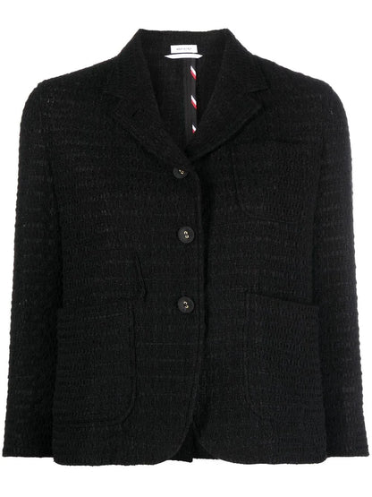 Cropped Sack Sport Tweed Jacket