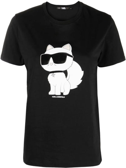 Ikon Choupette Organic-Cotton T-Shirt
