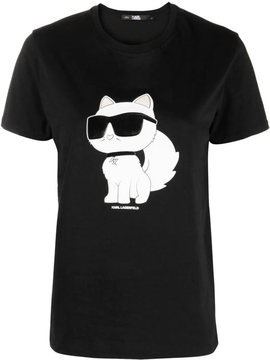 Ikon Choupette Organic-Cotton T-Shirt