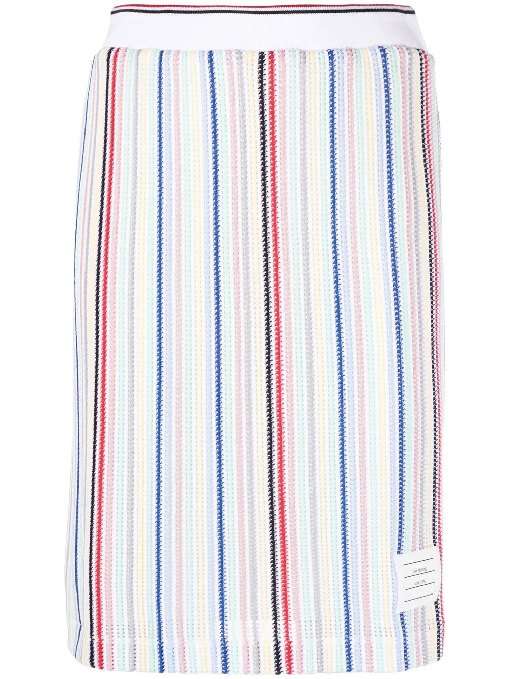 Striped Straight Skirt