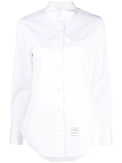Logo-Patch Long-Sleeved Shirt
