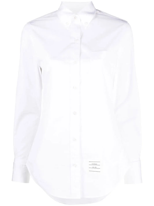 Logo-Patch Long-Sleeved Shirt