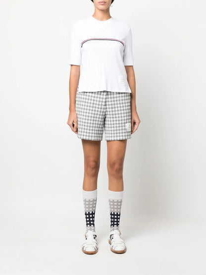 Rwb Stripe Ribbed T-Shirt