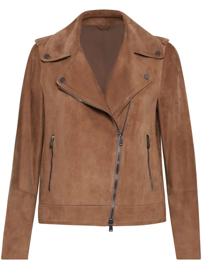 Suede Biker Jacket