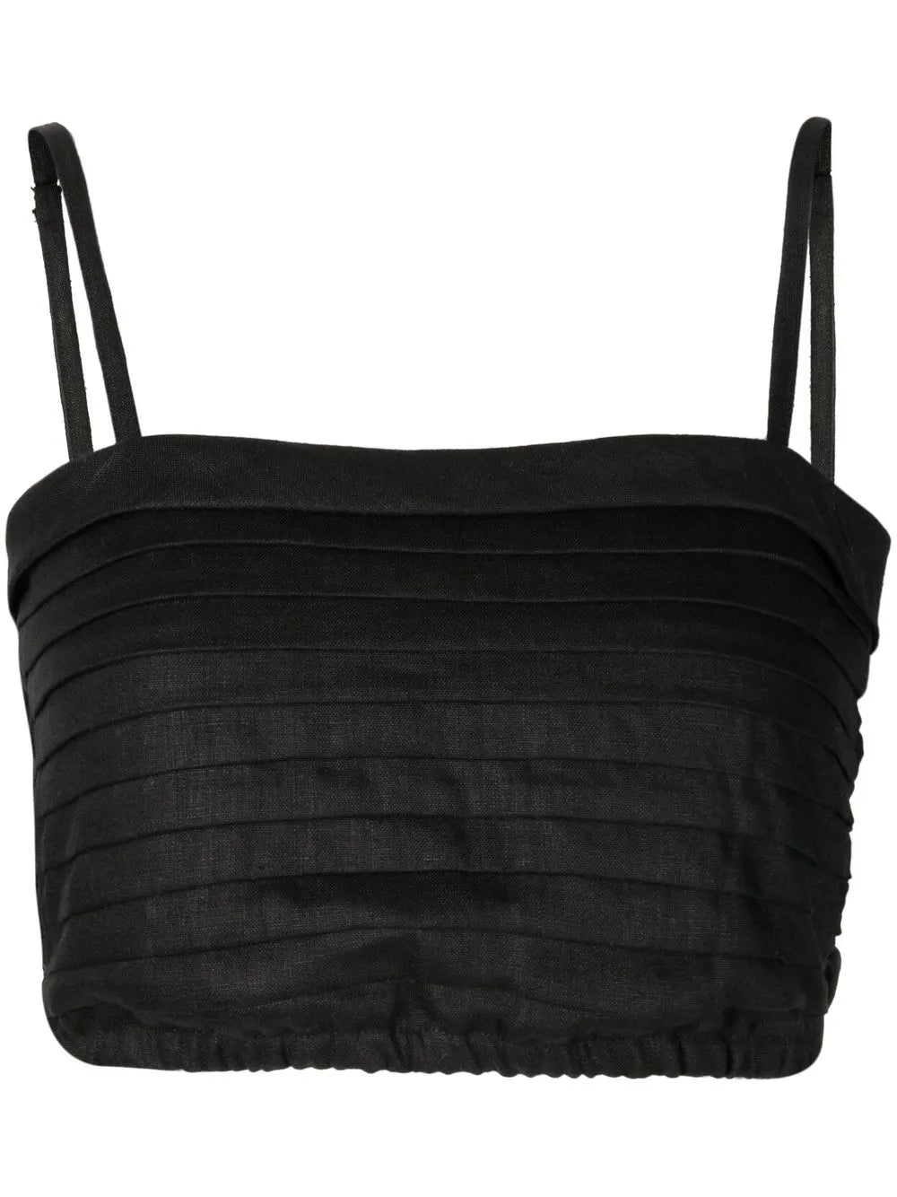 Cropped Carla Spaghetti-Strap Top
