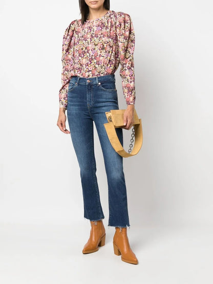Cropped Denim Jeans
