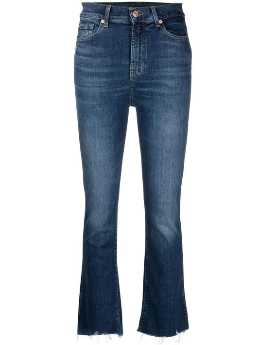 Cropped Denim Jeans