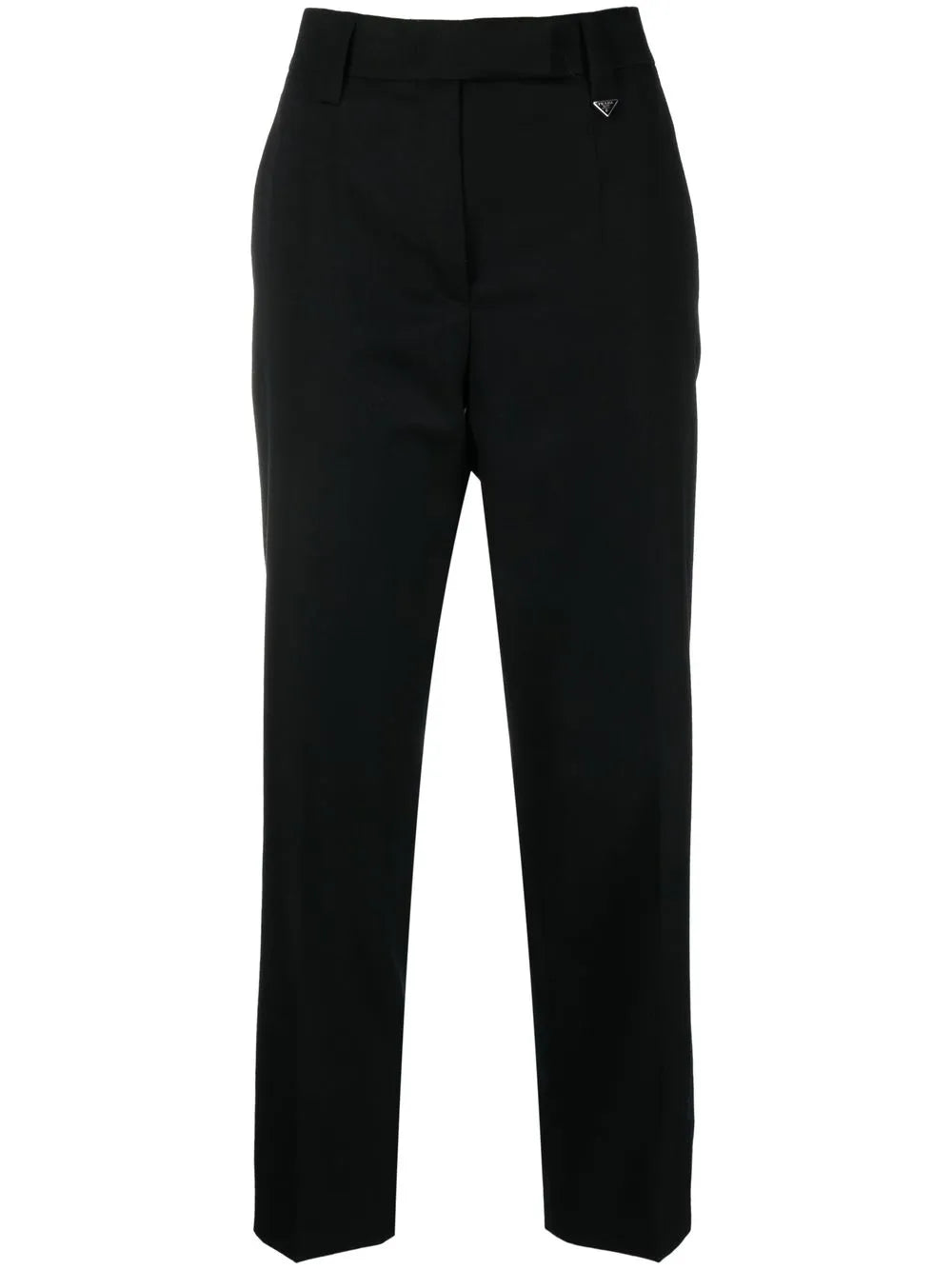 Straight-Leg Cut Trousers