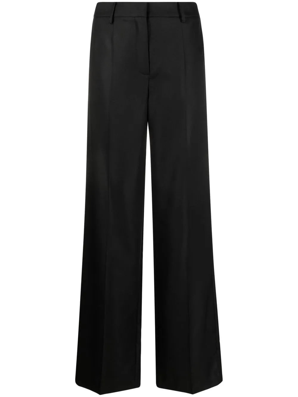 High-Waisted Straight-Leg Trousers