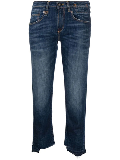 High-Rise Cropped Jeans