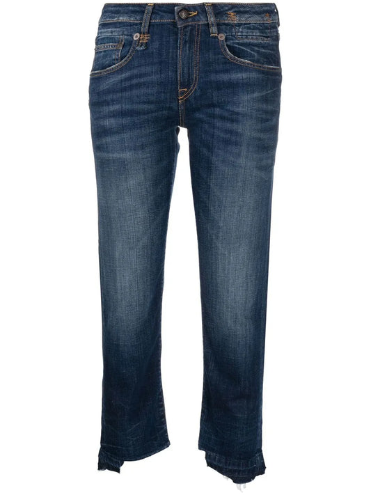 High-Rise Cropped Jeans