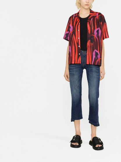 High-Rise Cropped Jeans