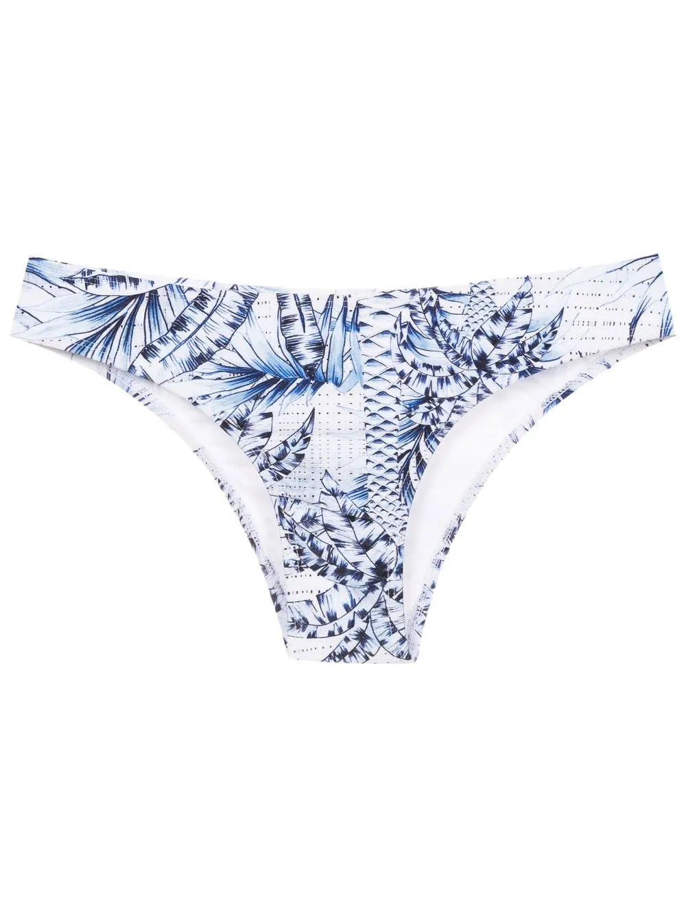 Palm-Tree Print Bikini Bottoms