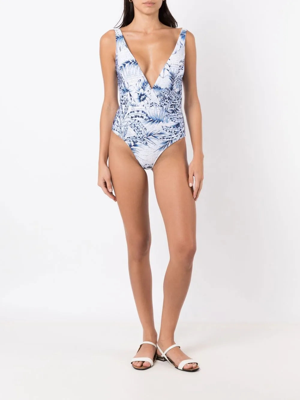 Graphic-Print Swimsuit