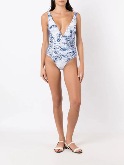 Graphic-Print Swimsuit
