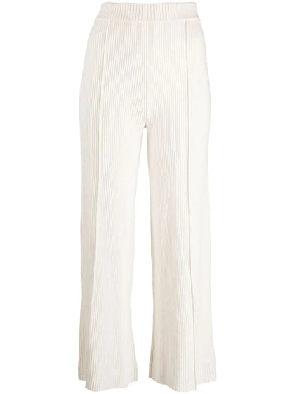 Straight-Leg Merino-Cashmere Trousers