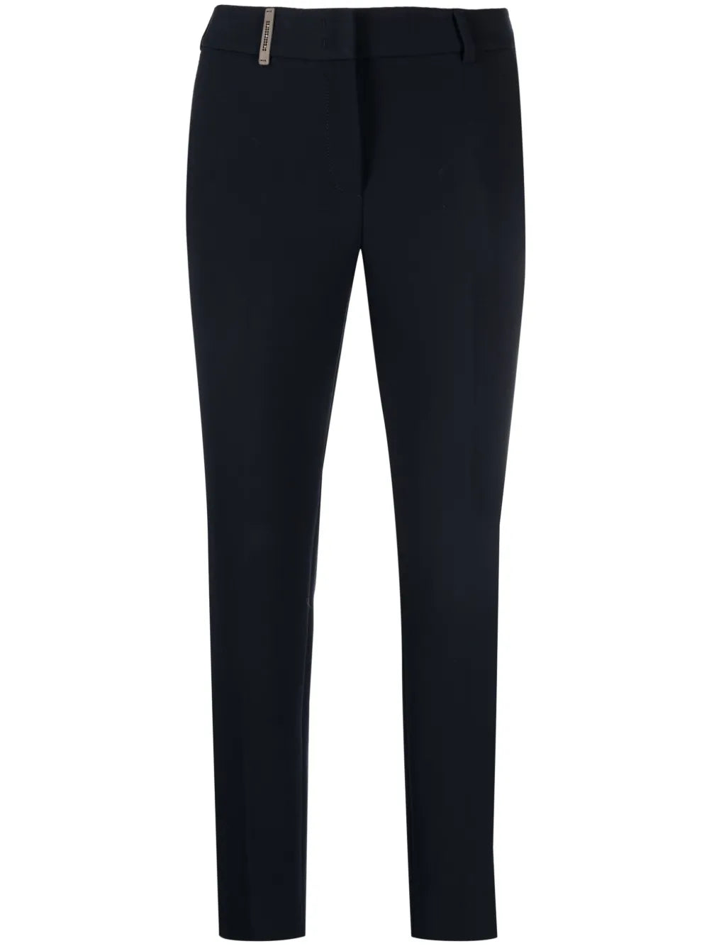 Slim-Fit Cropped Trousers