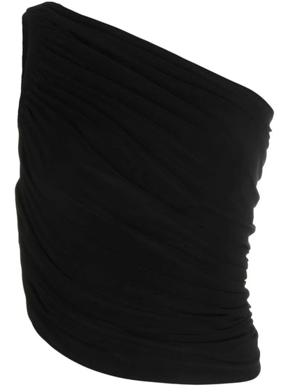 Diana Ruched One-Shoulder Top