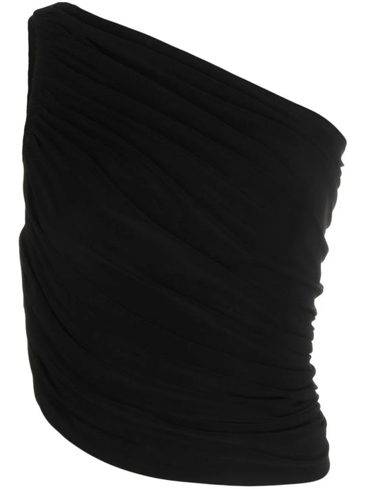 Diana Ruched One-Shoulder Top