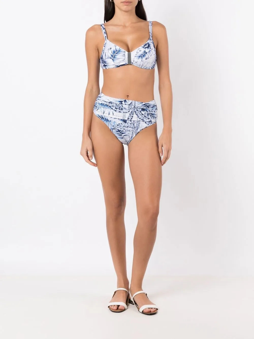 Palm-Tree Print Bikini