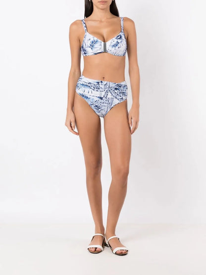 Palm-Tree Print Bikini