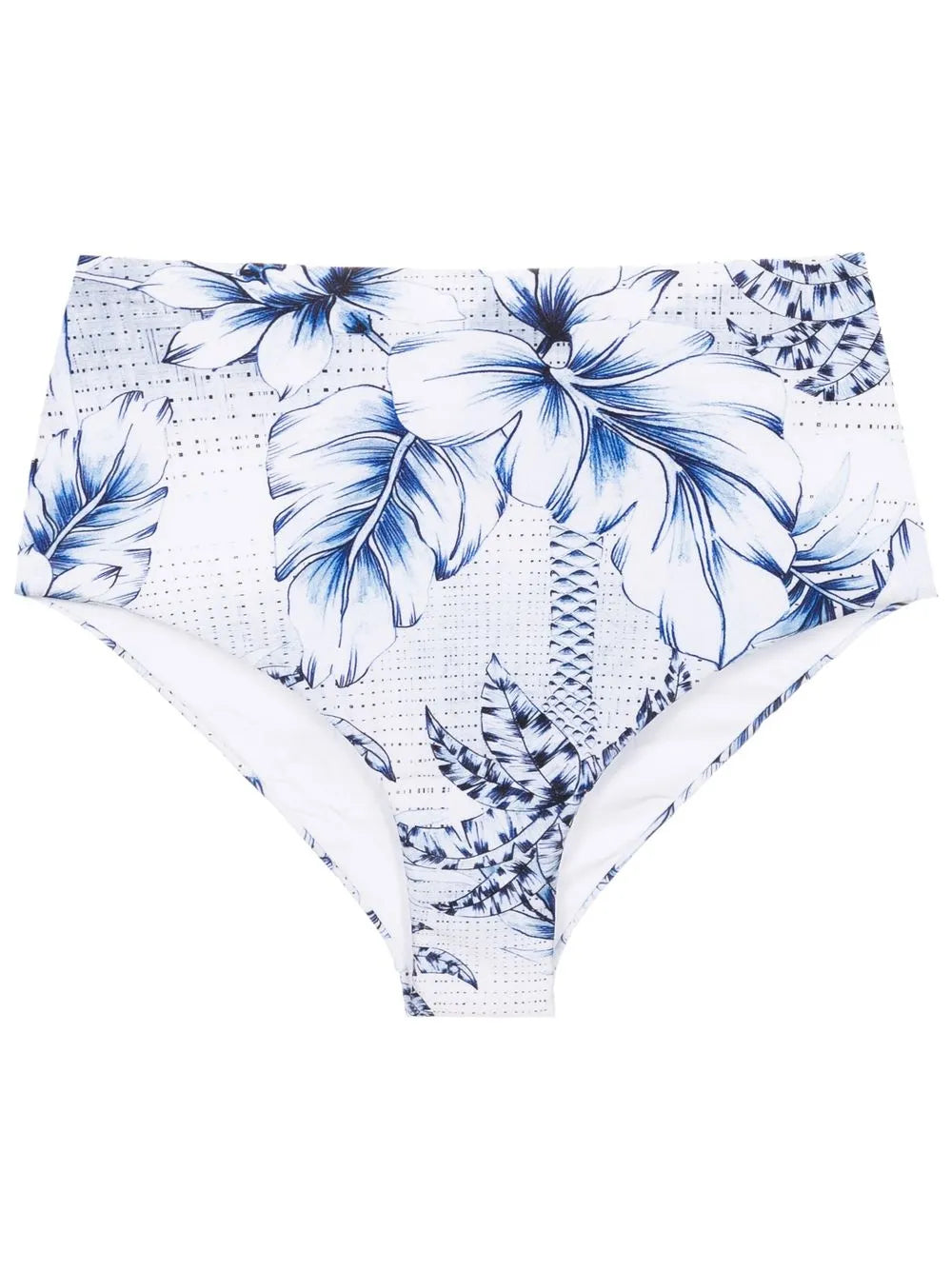 Palm-Tree Print Bikini Bottoms