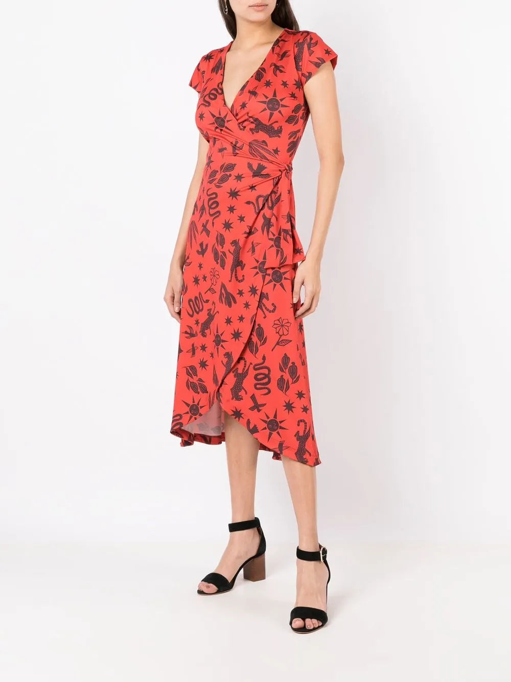 Falcão Estampado T-Shirt Dress