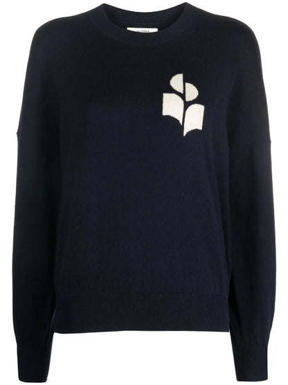 Marisans Logo-Intarsia Jumper