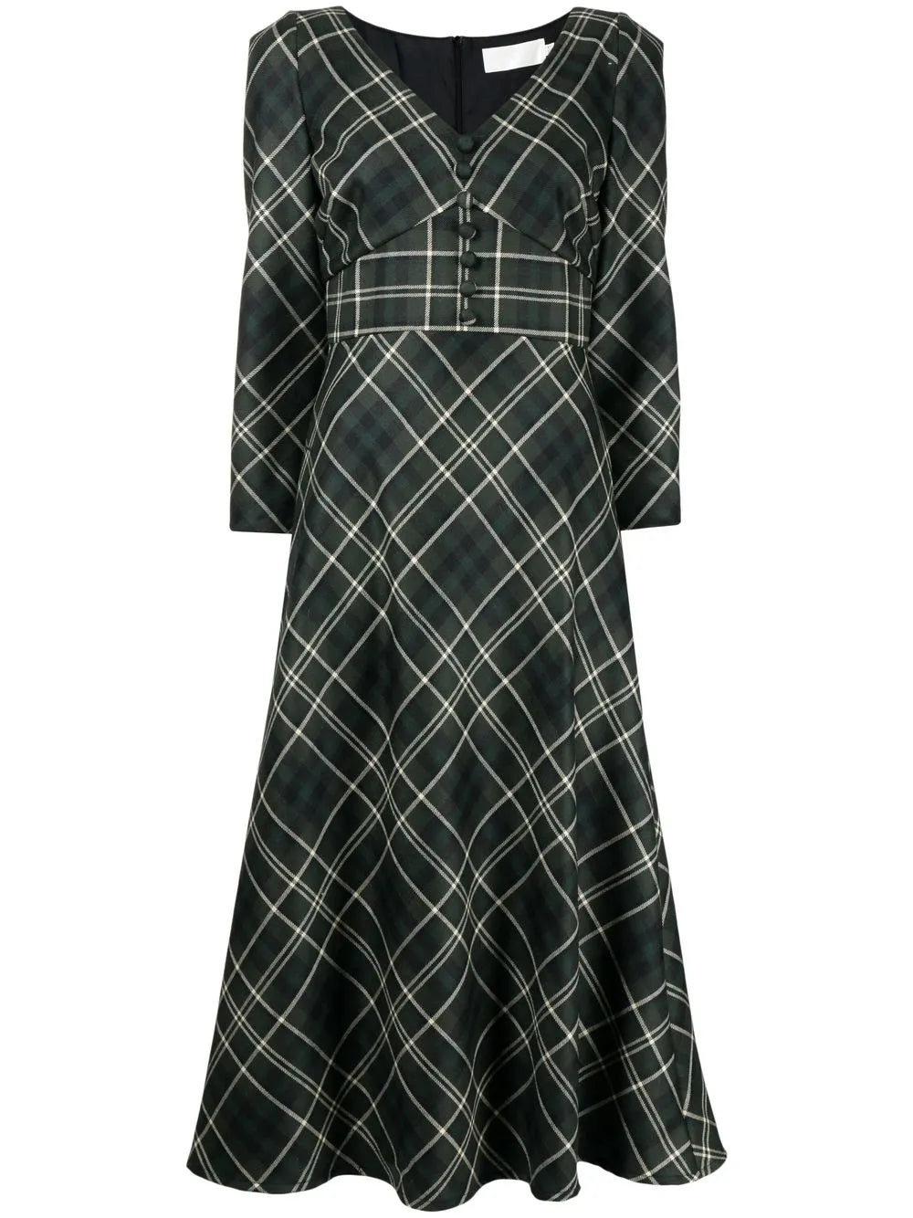 Oberon Checked Midi Dress