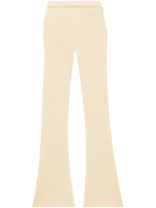 Reediton Ribbed Flared Trousers