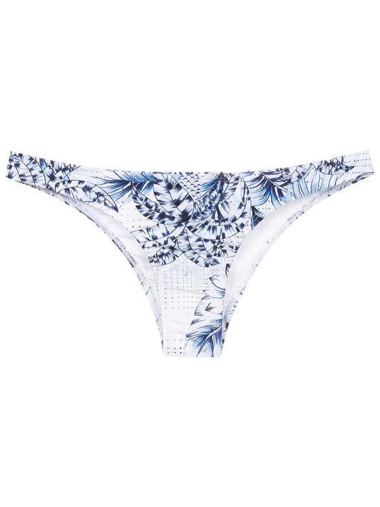 Palm-Tree Print Bikini Bottoms