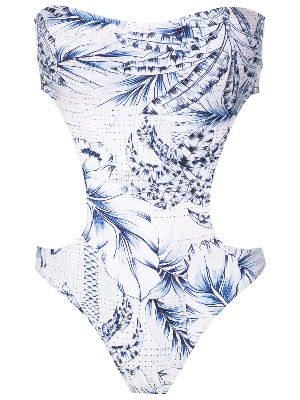 Palm-Tree Print Swimsuit