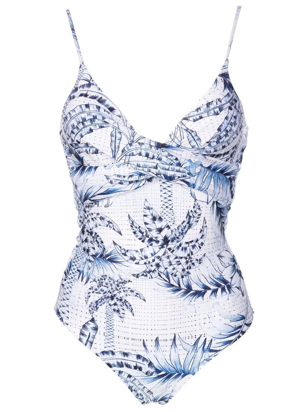 Palm-Tree Print Swimsuit