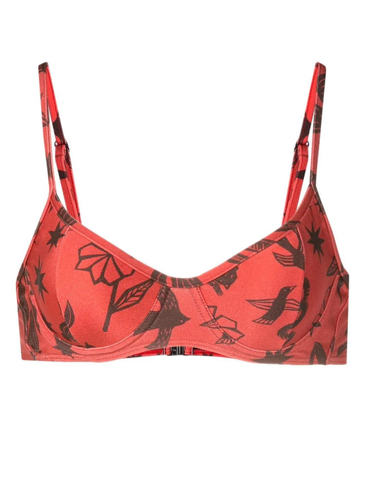 Fiji Printed Bikini Top