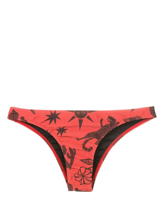 Poipu Printed Bikini Bottoms