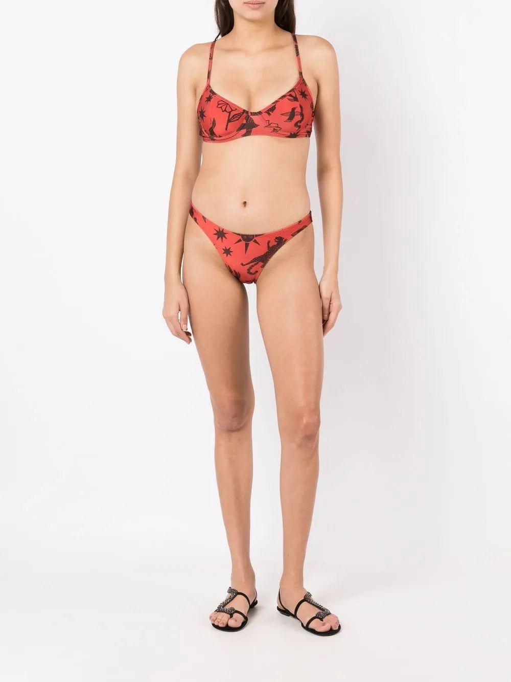 Poipu Printed Bikini Bottoms