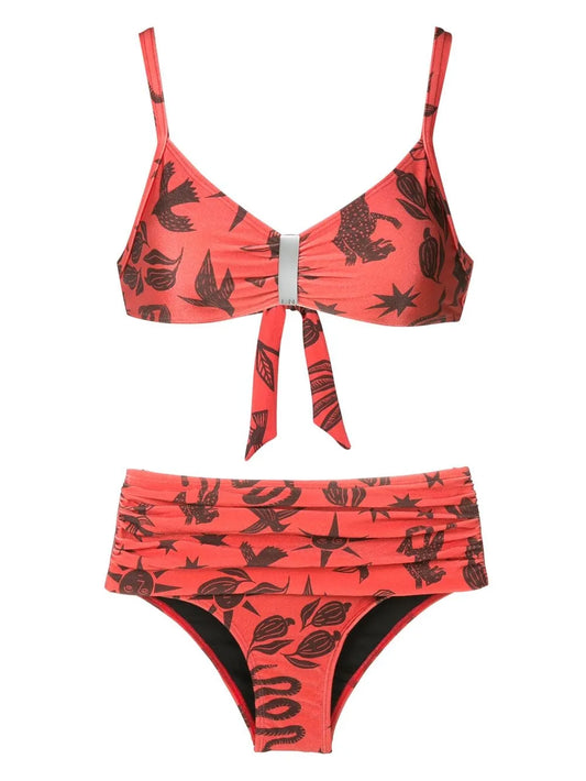 Anne Logo-Plaque Bikini Set