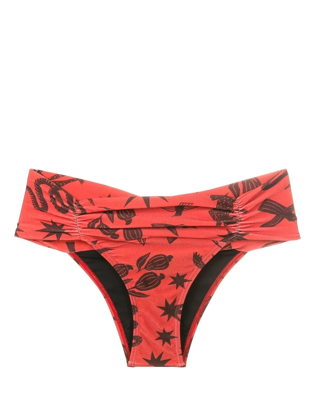 Jasper Gather-Detail Bikini Bottoms