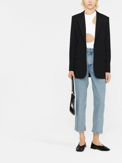 Briony Straight-Leg Cropped Jeans