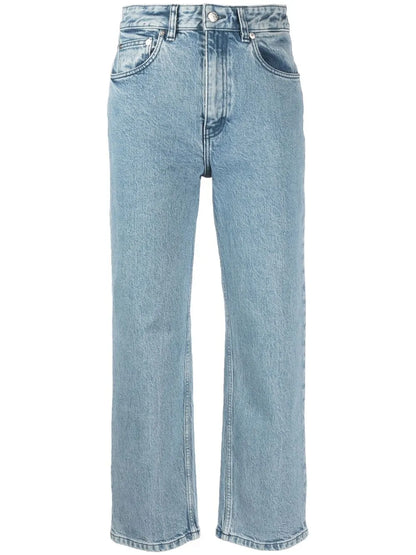 Briony Straight-Leg Cropped Jeans